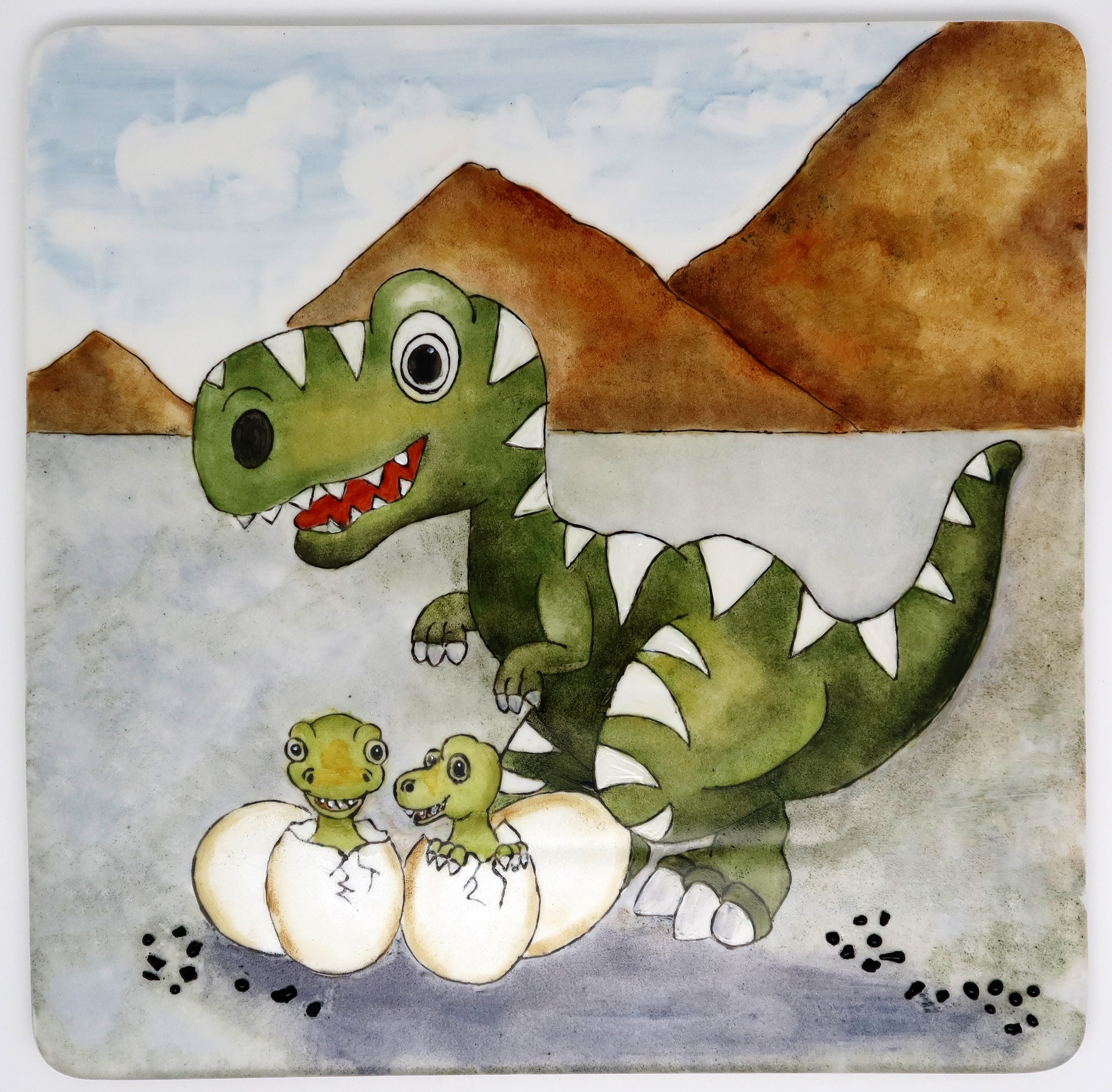 Dinosaur and Eggs
