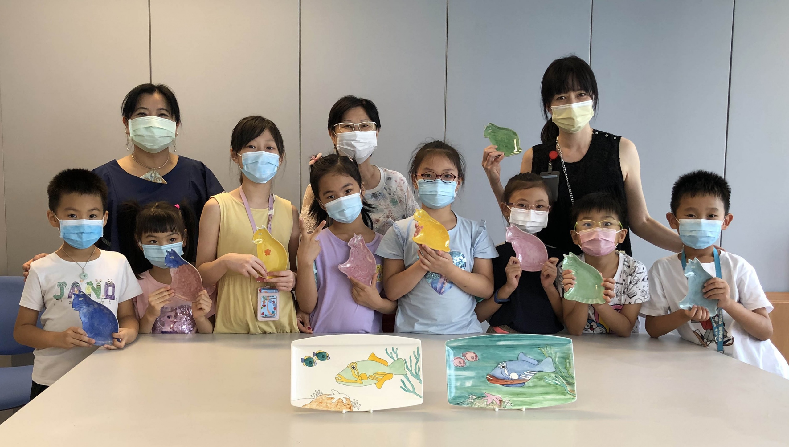 Porcelain Painting Classes Community Children Class IPAT Asia Chapter