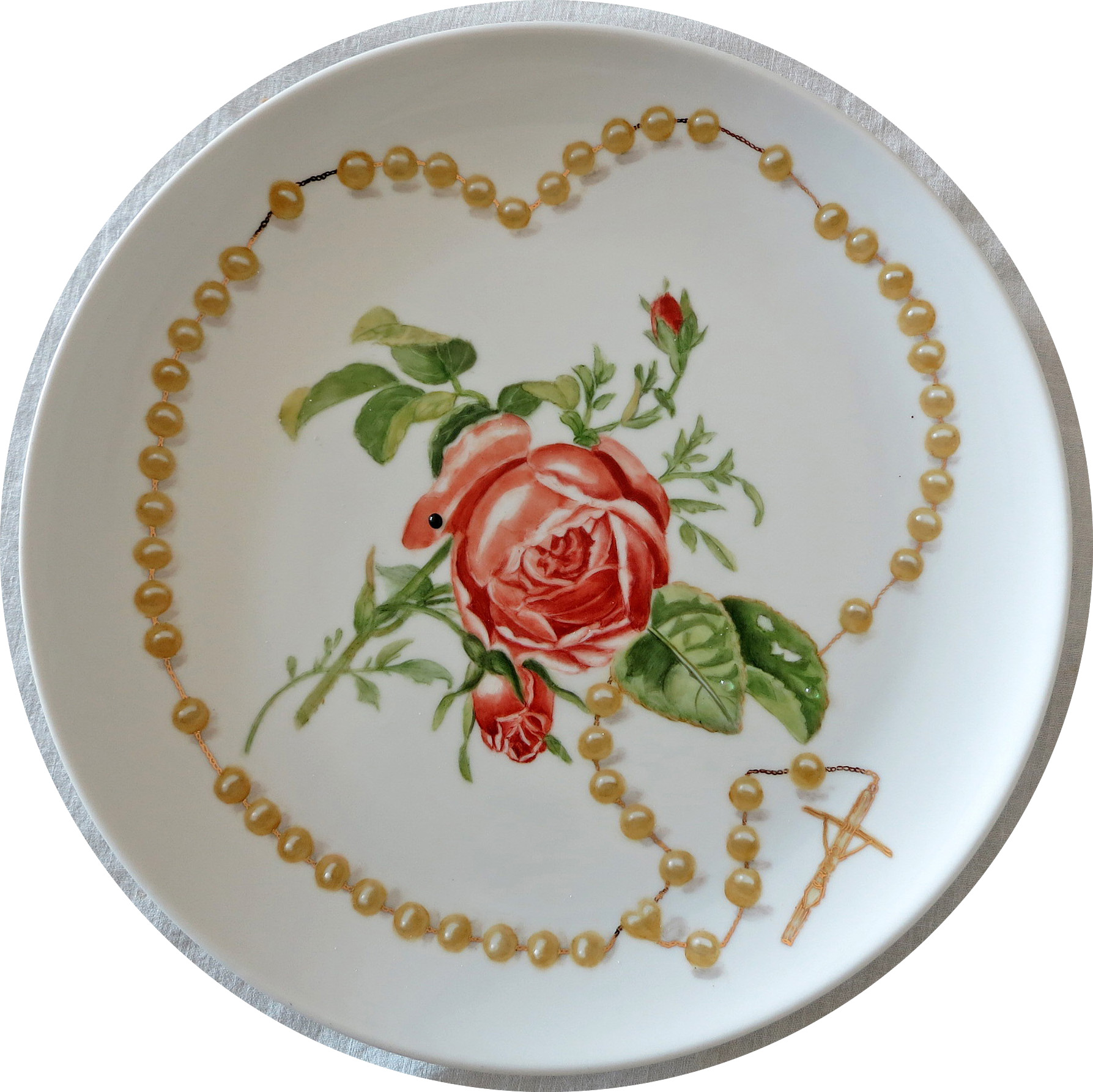 The Rosary Beads and the Rose